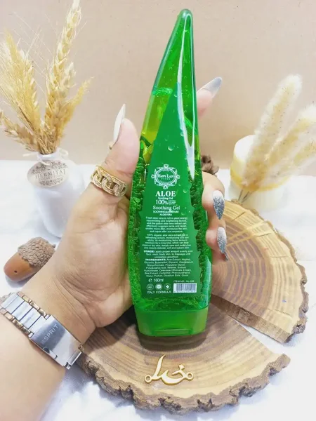 ژل آبرسان درمانی 160 میل آلوئه ورا 100% درصد هپی لیدی HAPPY LADY اورجینال ایتالیا کد HL306