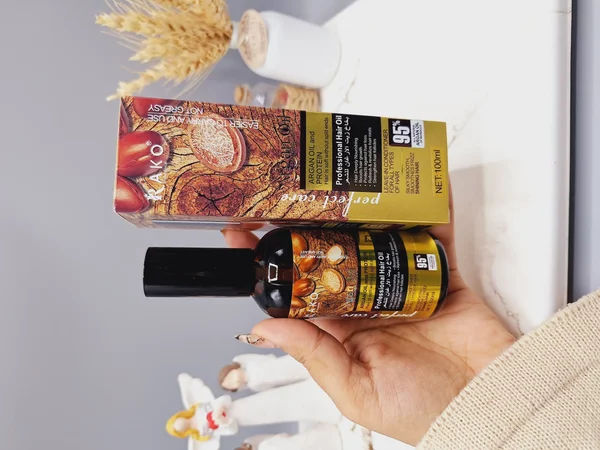 روغن و پروتئین آرگان مو راکو با 95 درصد عصاره طبیعی دانه میوه آرگان حجم 100ml کد 1190