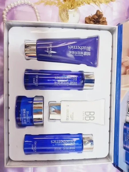 پک تخصصی مراقبتی پوستی 5 عددی واندر بلوبری بیوآکوا BIOAQUA اورجینال کد BQY2355