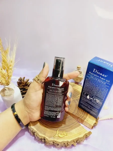 روغن کراتینه ترمیم کننده روزانه مو مدل SALON REPAIR حجم 120 میلی لیتر دیسار DISAAR کد DS3331