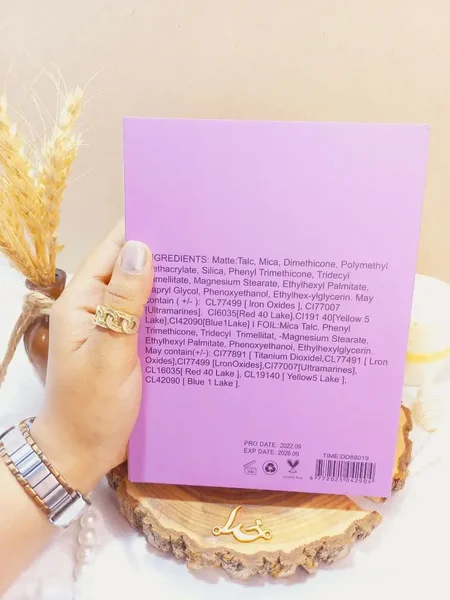 پالت سایه کتابی طرح دختر 117 رنگ برونز گرل BRONZE GIRL فوق العاده با کیفیت کد DD88019