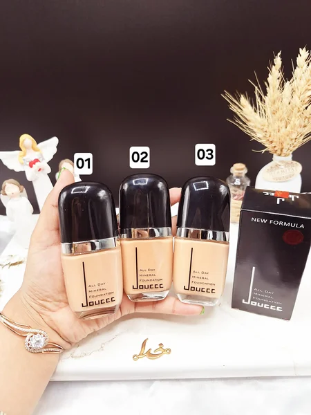 کرم پودر حاوی ویتامین E طبیعی بیضی میکاپ JOUCCE