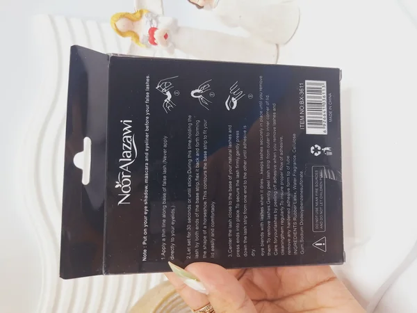 چسب مژه تکی برند Noor Alazawi حجم 1.5 گرم کد BX-3611 (کارتن مکعب)