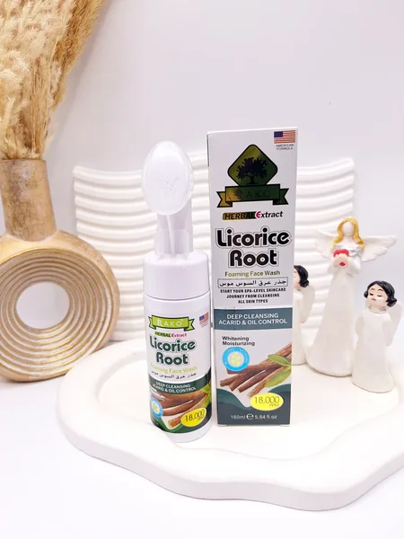 فوم براش دار التهاب و زخم پوست عصاره ریشه شیرین بیان راکو کد 1100