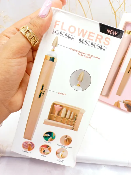 دستگاه مانیکور و پدیکور ناخن شارژی فلاورس FLOWERS