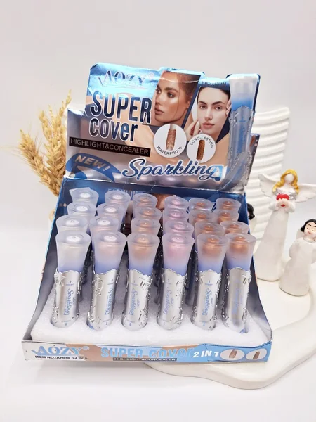 هایلایتر و کانسیلر دو طرفه مدل شمعدونی برند AOZY کد AF36