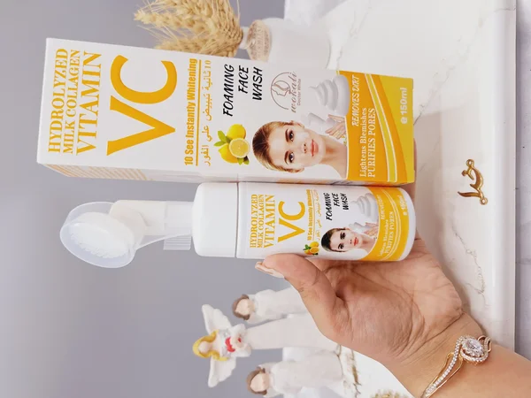 فوم شستشو کف کننده  صورت دارای سفیدکننده فوری برند وکالی Wokali کدWKL674