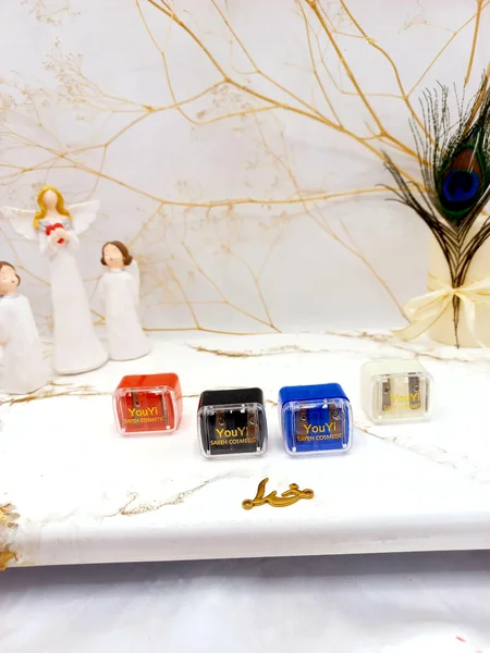 مداد تراش آرایشی دوقلو رنگی YOUYI جدید | پخش عمده