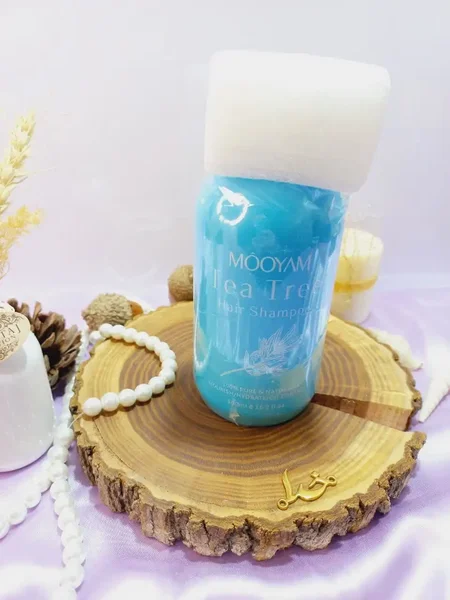 شامپو مو درخت چای بدون سولفات 500 میل اورجینال مویام MOOYAM کد M1MOOYAM077