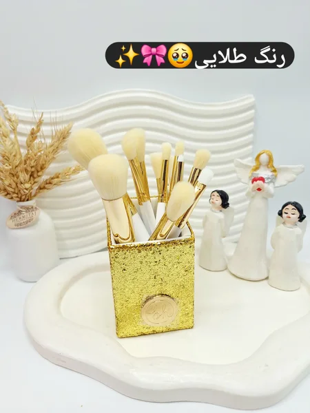 ست براش 12 عددی بی اچ کازمتیکس به همراه استند مکعبی