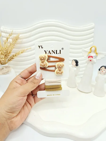 ست کش و پنس مو کارتی طرح پاپیون