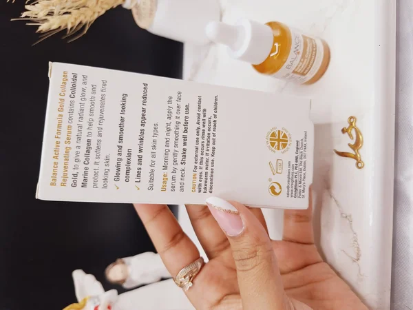 سرم گلد کلاژن بالانس جوانساز جوانساز و لیفتینگ پوست حجم 30 میلی لیتر کد 1132