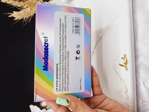 پک رژ لب جامد 12 رنگ طرح خرس مدا سکرت Moda Secret کد YL_803_1