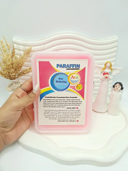 پارافین جامد پدیکور 500 گرمی معطر ARA (رنگ صورتی)