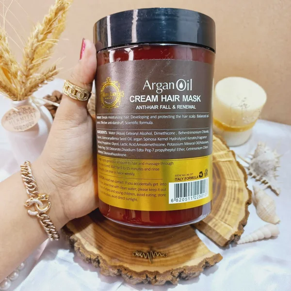 ماسک مو جدید 99 درصد آرگان بدون سولفات 1000 میل Lightness