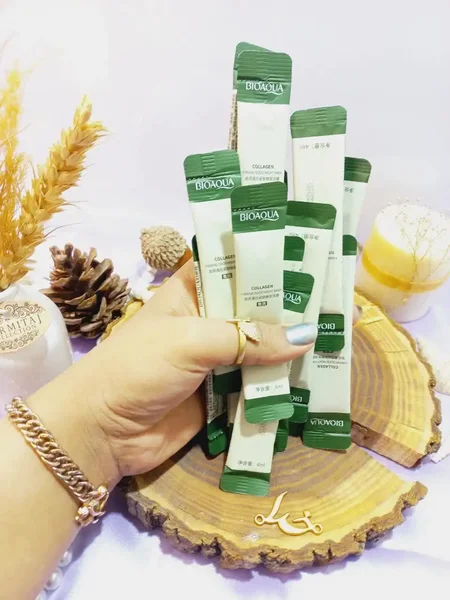 ماسک خواب سفید کننده و کلاژن صورت 20 عددی بیوآکوا BIOAQUA کد BQY92885