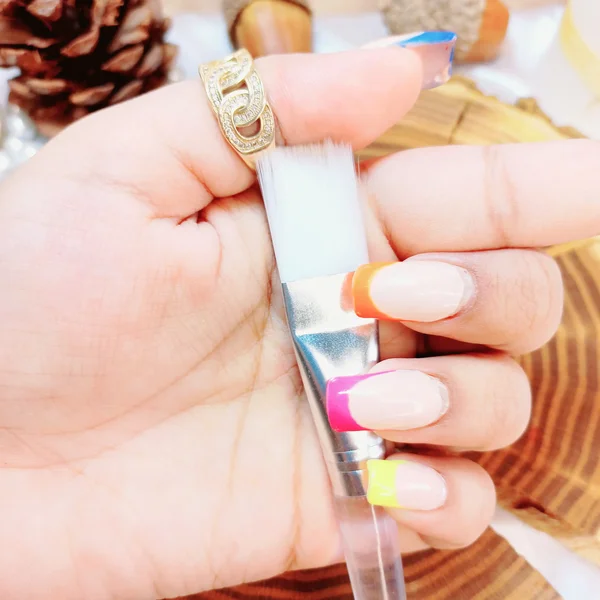 براش ماسک مویی دسته شفاف | پخش عمده