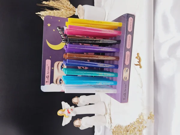 خط چشم ماژیکی رنگی برند TL&amp;G. for ever