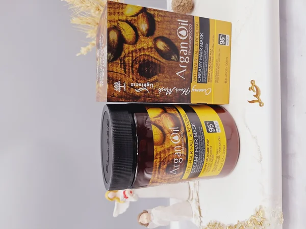 ماسک مو آرگان کراتینه مراکشی ساخت اسلواکی جعبه دار لایتنس 900 میل 95% ARGAN OIL
