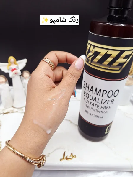 شامپو بدون سولفات تثبیت کننده رنگ مو برند LIZZE حجم 1000ml کد 4622