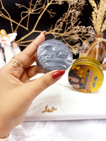 صابون تریاک قوطی فلزی برند مکس لیدی MAX LADY کد 14032