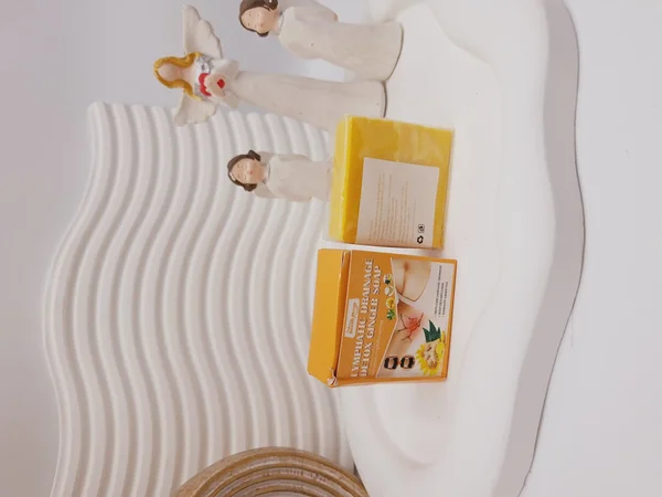 صابون گیاهی زنجبیل سم زدایی لنفاوی و چربی سوز