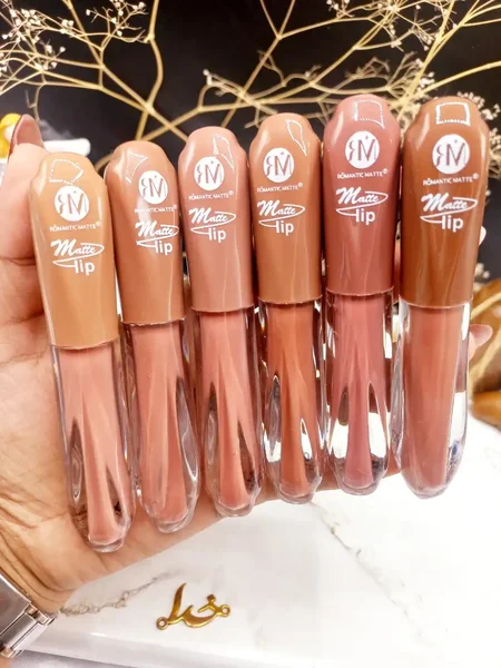 پک 6 عددی رژ مایع ضد آب برند رومانتیک مات ROMANTIC MATTE کد RY_1251