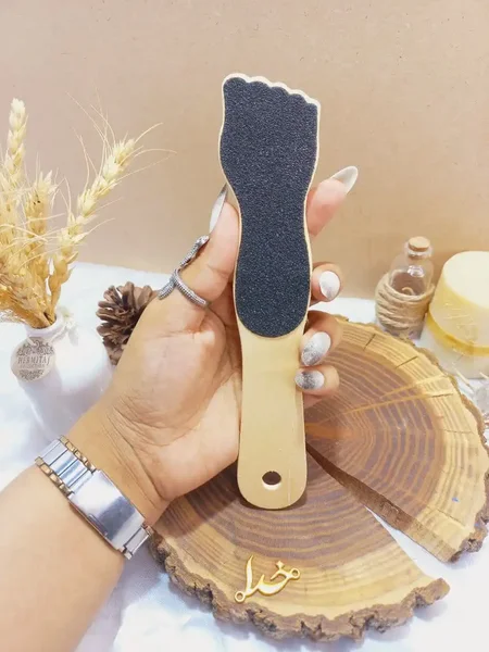 سوهان پاشنه پا چوبی طرح کف پا با کیفیت | پخش عمده