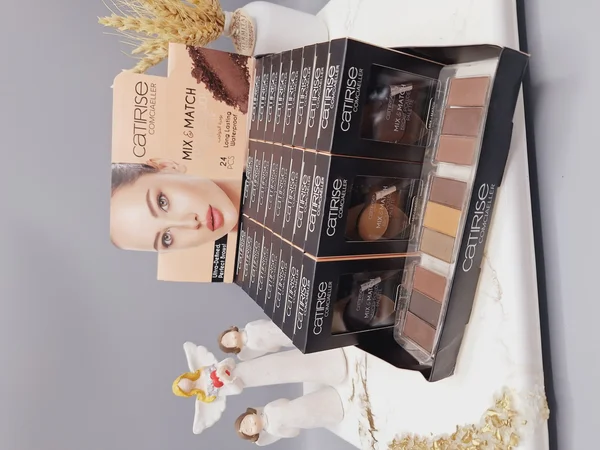 پالت سایه ابرو سه رنگ همراه با براش برند CATIRISE کد 212174