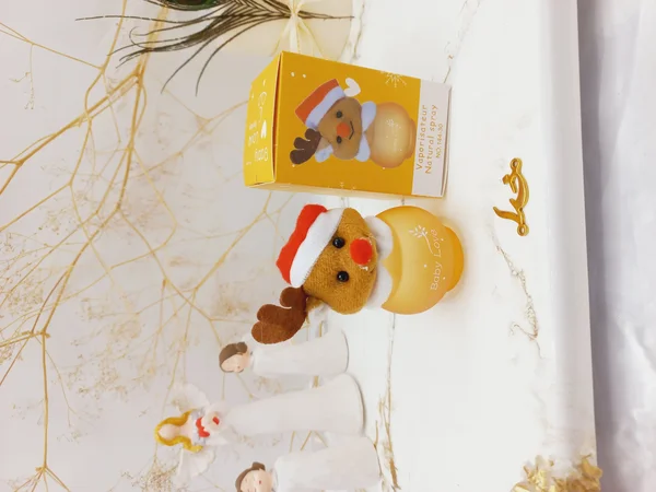 ادکلن عروسکی کودک مدل بابانوئل طلایی کد 14430