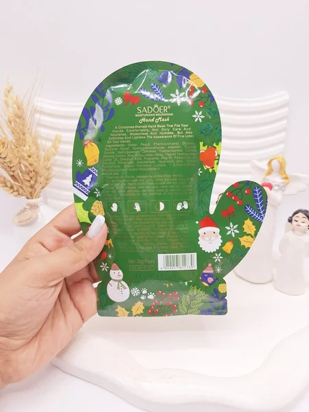 ماسک ورقه ای مرطوب کننده دست کریسمس برند سادور کد 2730